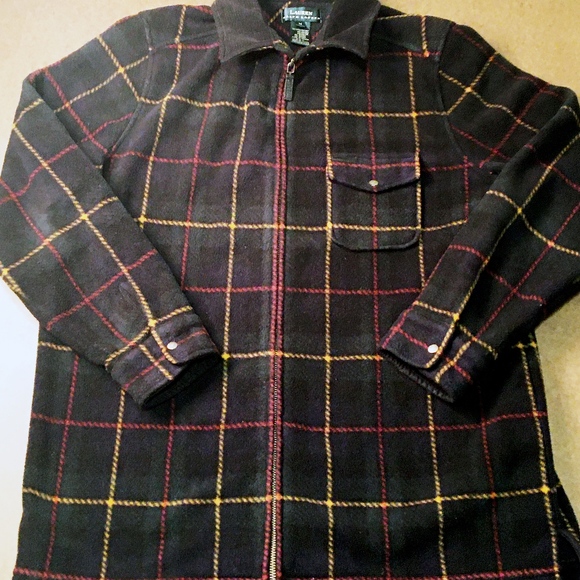 Lauren Ralph Lauren Sweaters - Lauren Ralph Lauren Womens M Plaid Full Zip Up